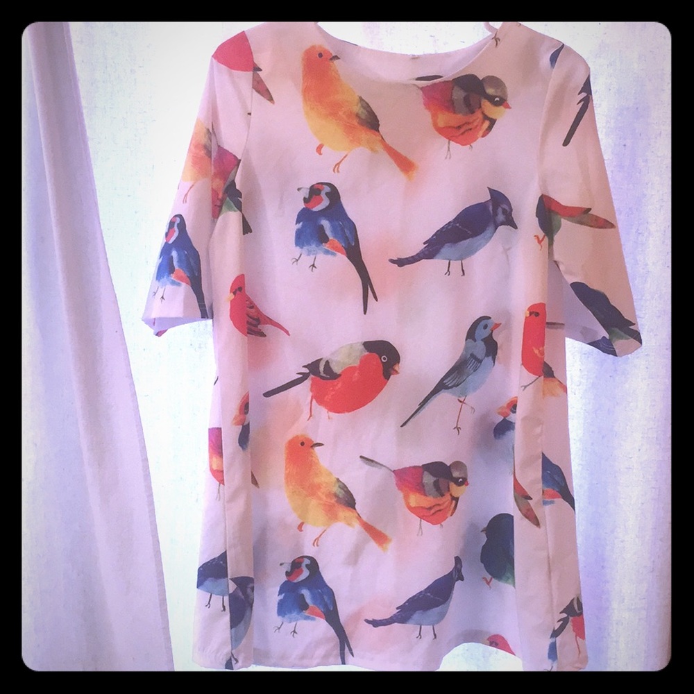 Bird tunic dress